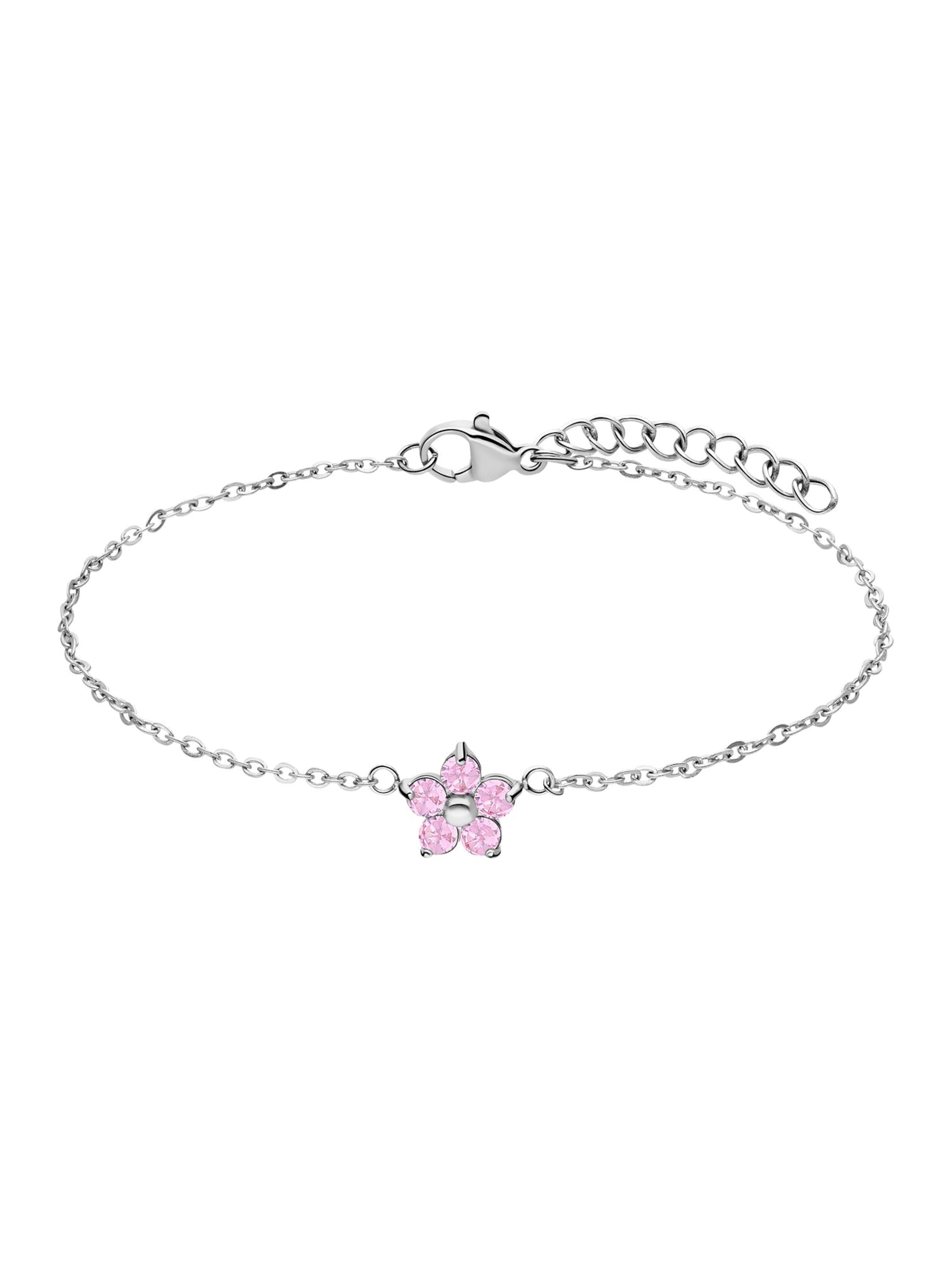 Lucardi Armband 'Chic ' in Silber: Vorderseite