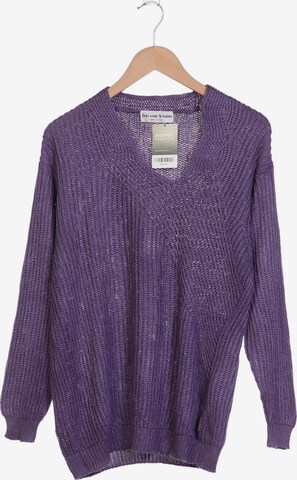 Iris von Arnim Sweater & Cardigan in M in Purple: front
