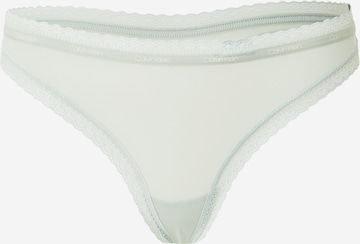 Calvin Klein Underwear Tangá - Zelená: predná strana