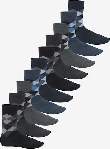 footstar Socks 'Modern' in Black: front