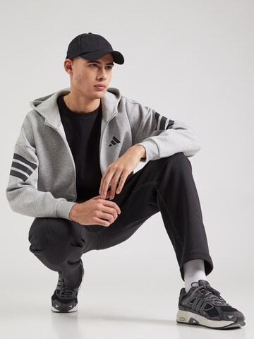 ADIDAS SPORTSWEAR Sports sweat jacket in Grey
