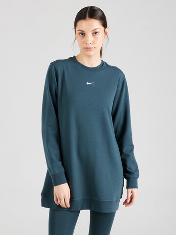 NIKE Athletic Sweatshirt 'ONE' in Green: front