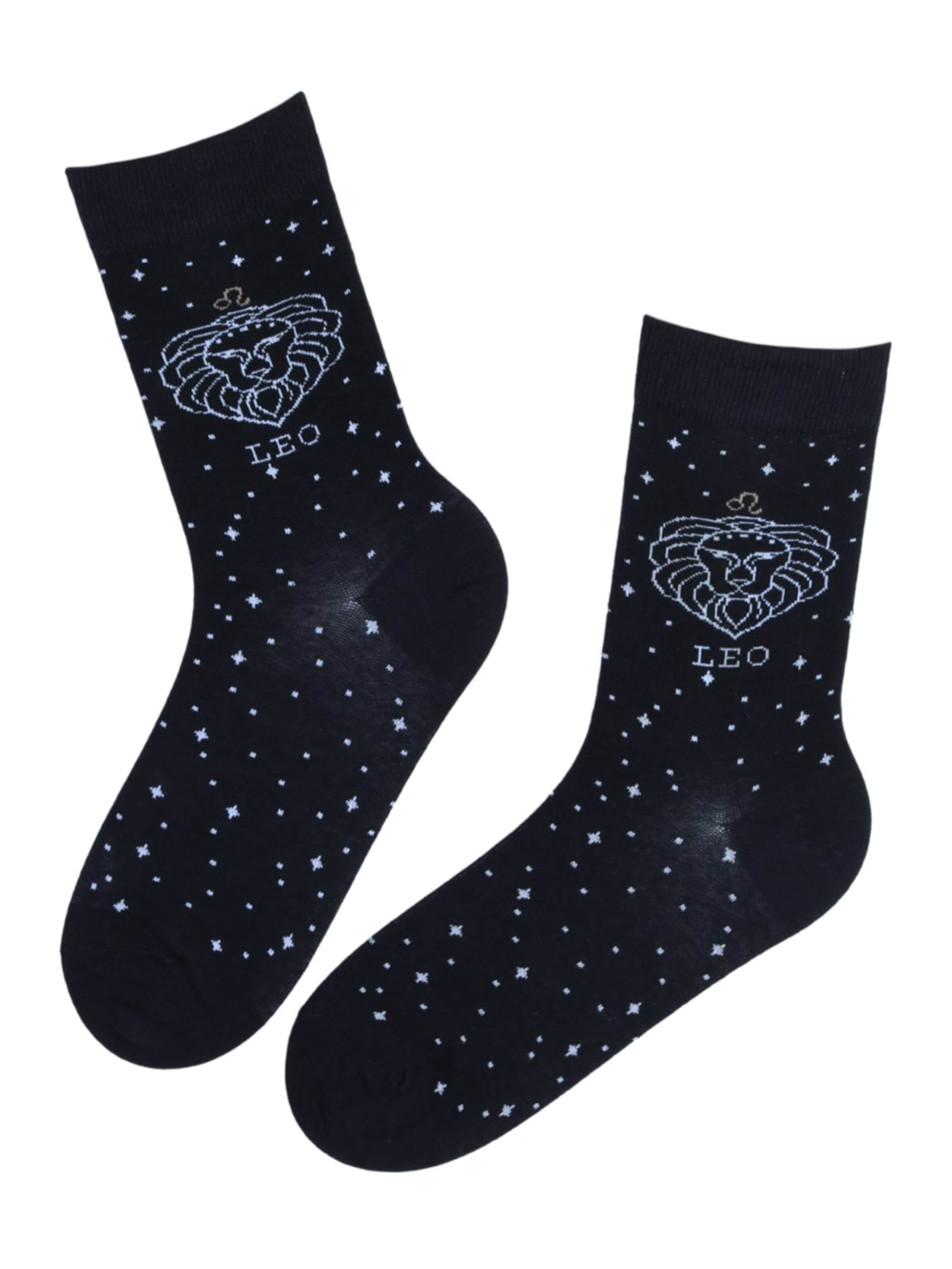 Chaussettes 'LEO' Sokisahtel en noir : devant