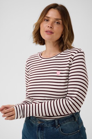 KAFFE CURVE - Camisa 'KCLia' em branco