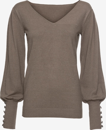 LAURA SCOTT Sweater in Brown: front