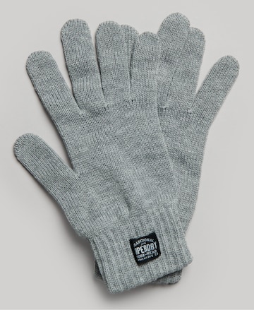 Superdry Fingerhandschuhe in Grau: predná strana