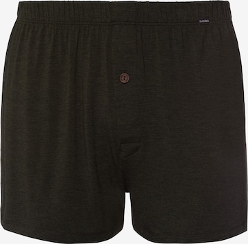 Hanro Boxer ' Casuals Daywear ' in Schwarz: Vorderseite