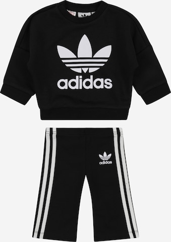 Trening de la ADIDAS ORIGINALS pe negru: față