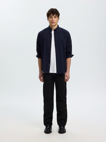 SELECTED Regular fit Overhemd 'SLMCole' in Blauw