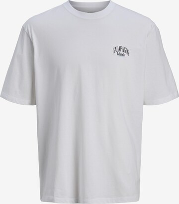 T-Shirt 'Conte' Jack & Jones Plus en blanc : devant