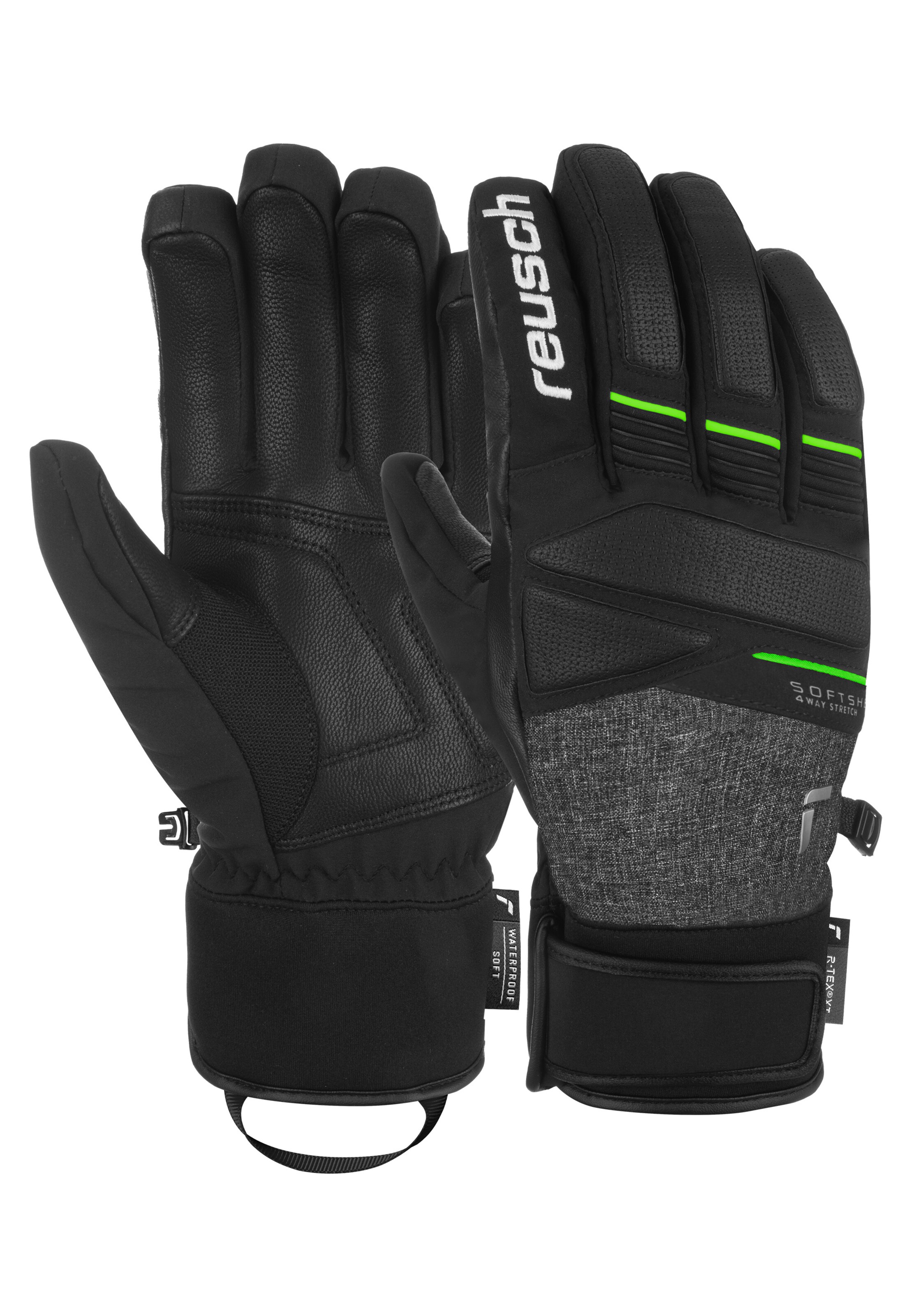 REUSCH Sporthandschuhe 'Thunder R-TEX® XT' in Grau: Vorderseite