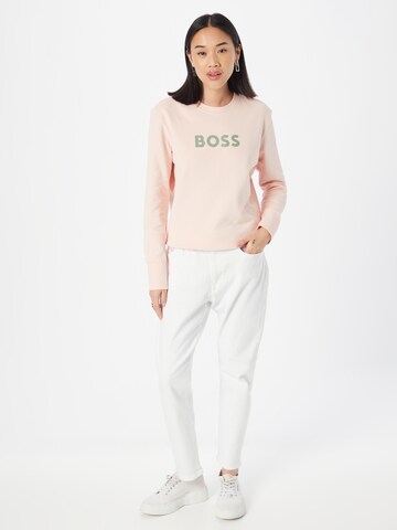 BOSS Orange Sweatshirt 'Ela' in Pink