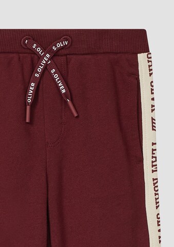 Effilé Pantalon s.Oliver en rouge