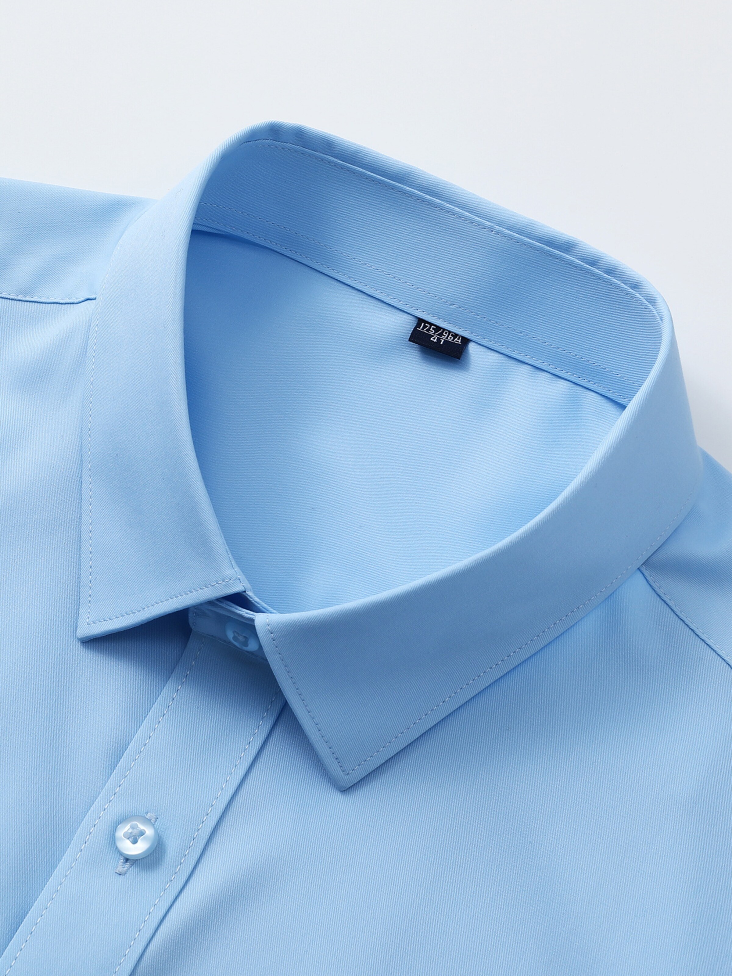 ALLTHEMEN Regular fit Business Shirt 'Gelassenheit' in Blue