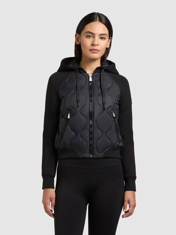 Giacca di mezza stagione 'Malaya' di khujo in nero: frontale