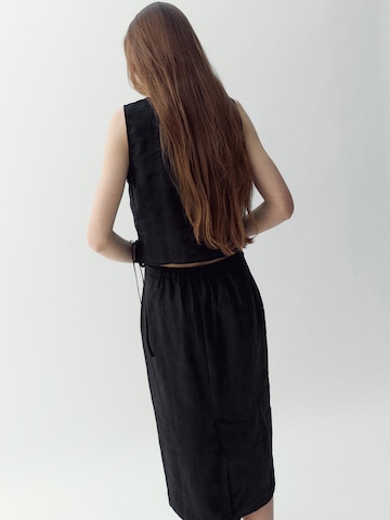 MANGO Top 'FRED' in Black