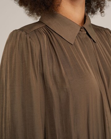 Robe-chemise WE Fashion en vert