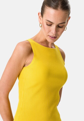 zero Knitted Top in Yellow