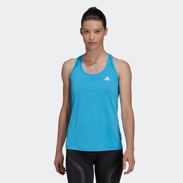 ADIDAS SPORTSWEAR Sporttop 'Designed To Move 3-Stripes' in Blau: predná strana