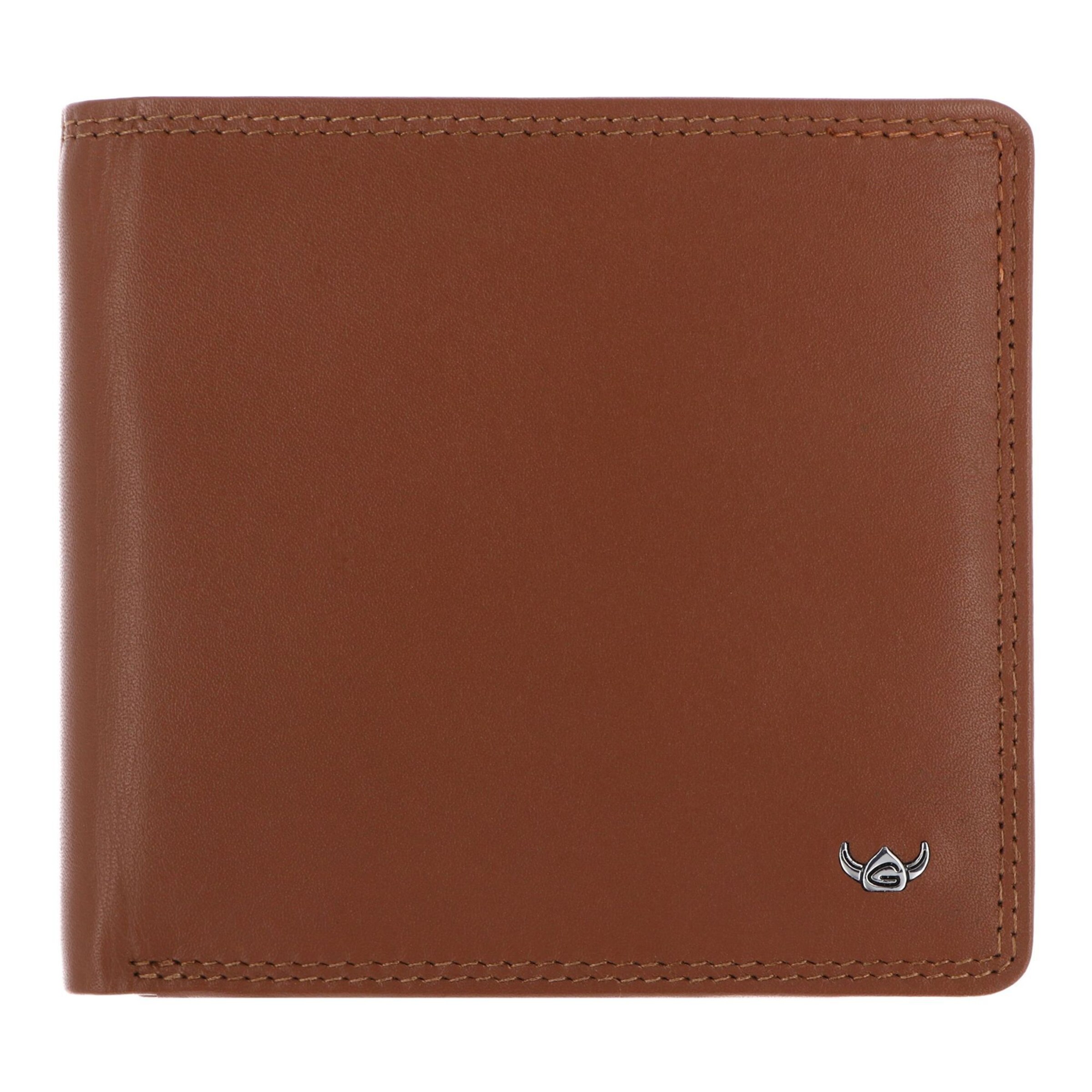 GOLDEN HEAD Wallet 'Polo' in Brown: front