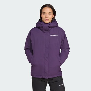 ADIDAS TERREX Sportjas 'Multi 2L' in Lila: voorkant