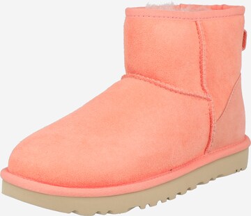 oranžs UGG Sniega apavi 'Classic Mini II': no priekšpuses