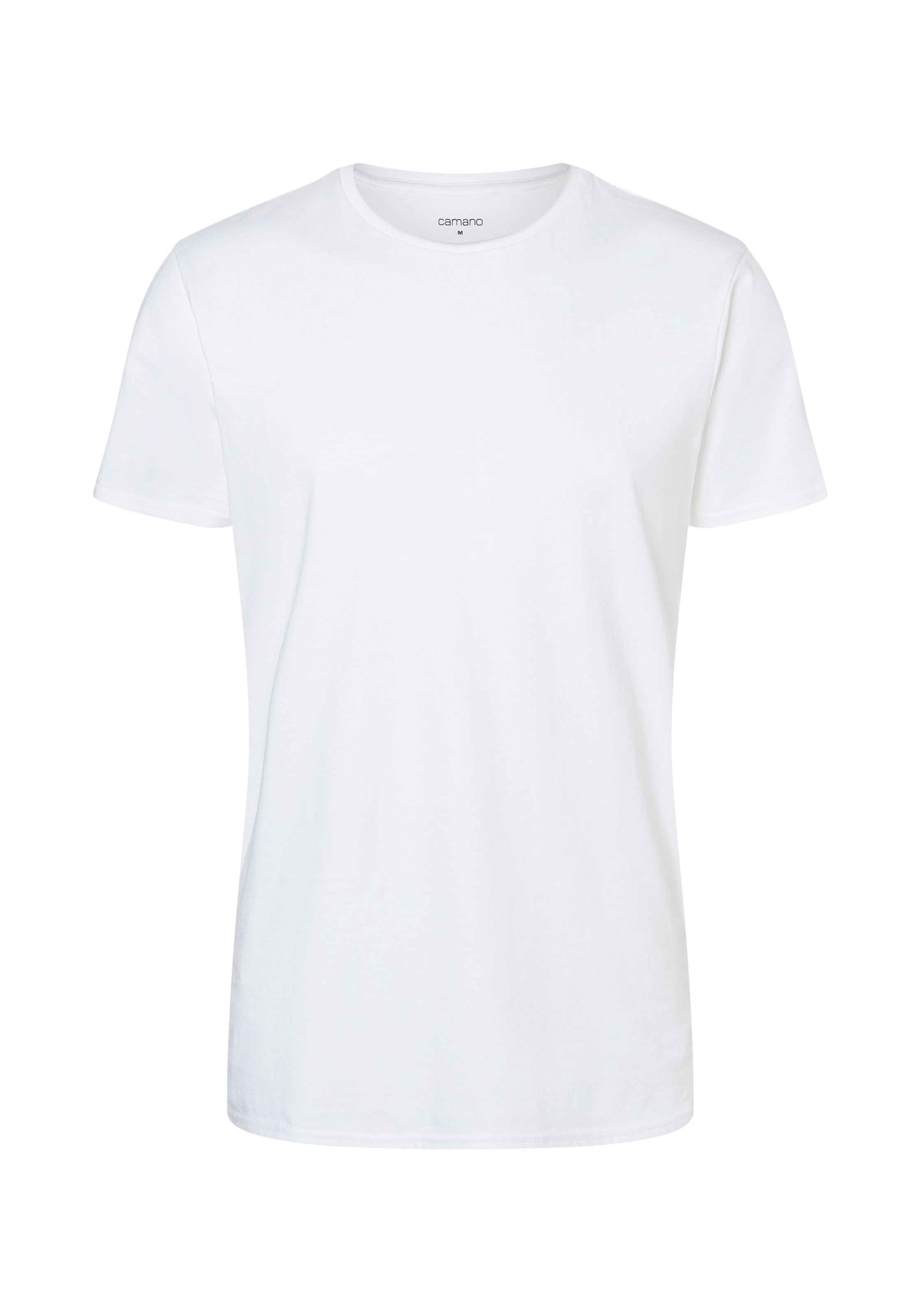 Maglietta di camano in bianco