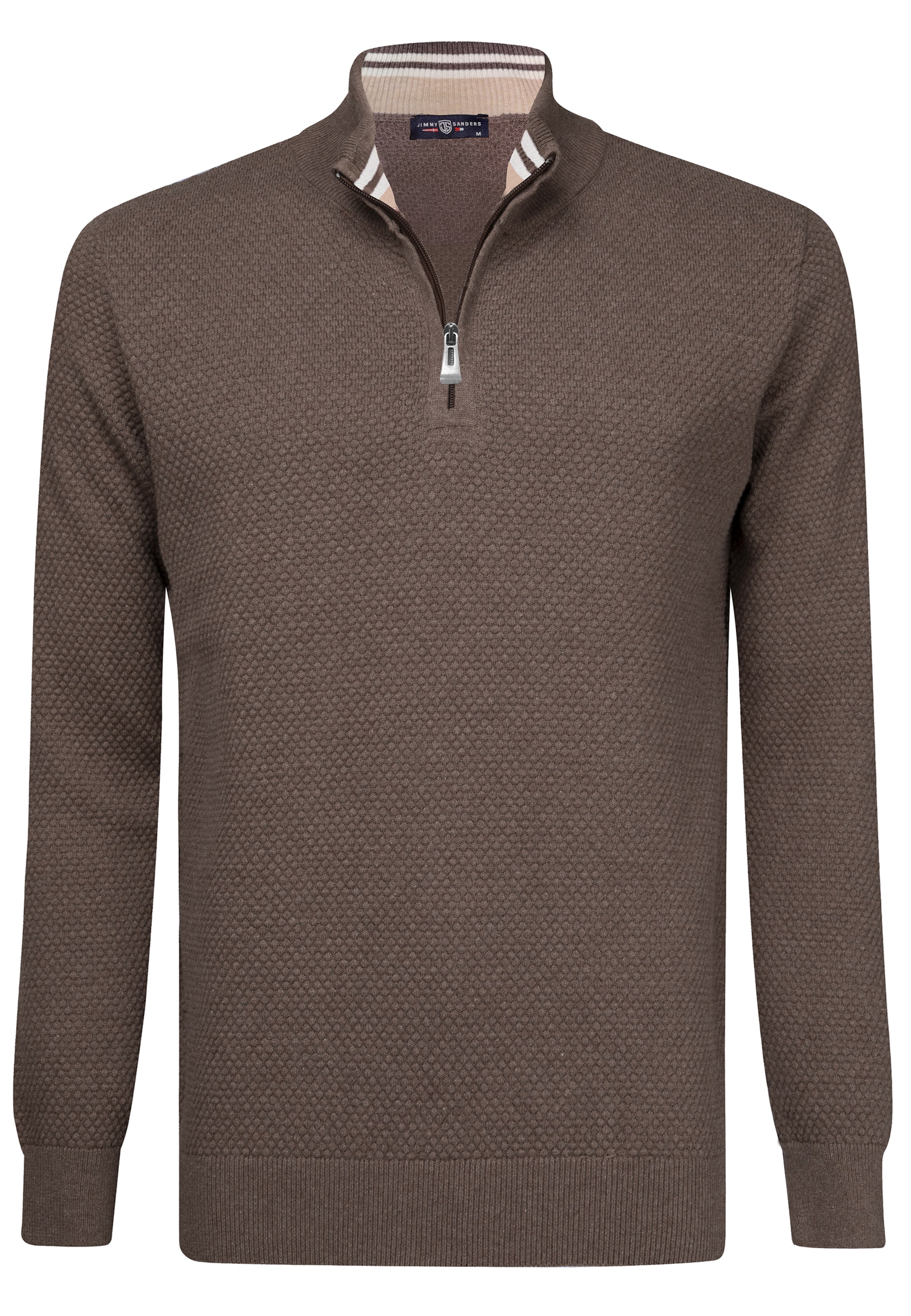 Jimmy Sanders Πουλόβερ σε καφέ: μπροστά