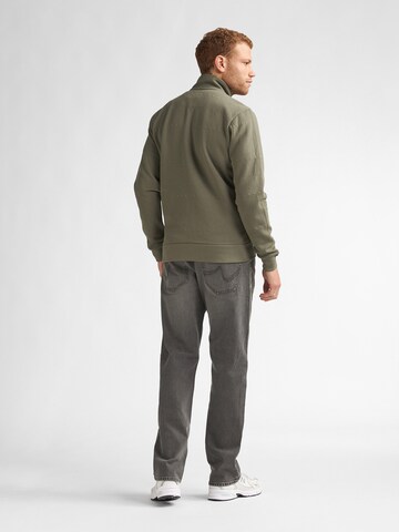 Petrol Industries Sweatvest 'Destino' in Groen: voorkant