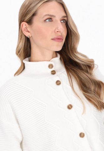 Cardigan DreiMaster Vintage en blanc