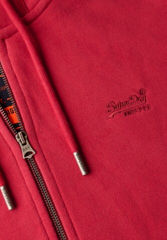 Superdry Sweatvest 'Essential' in Rood