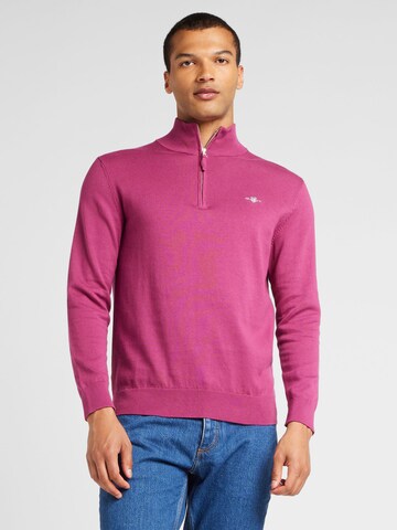 Pullover 'CLASSIC' di GANT in lilla: frontale