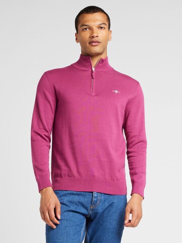 GANT Pullover 'CLASSIC' in Lila: predná strana