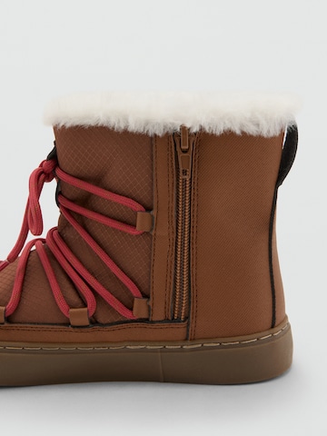 MANGO KIDS Snowboots 'ZURIC' in Braun