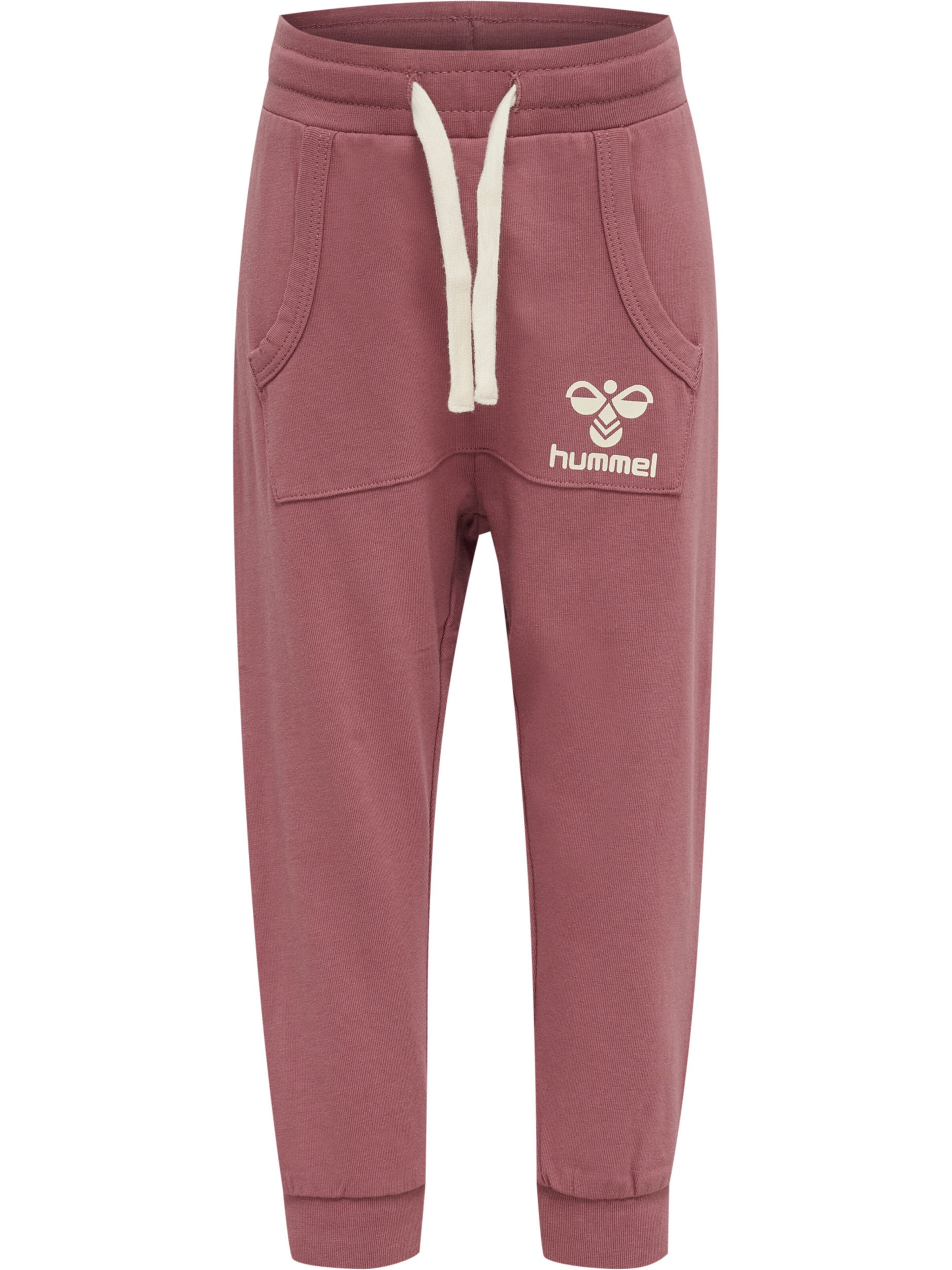 Hummel Tapered Broek in Lila: voorkant