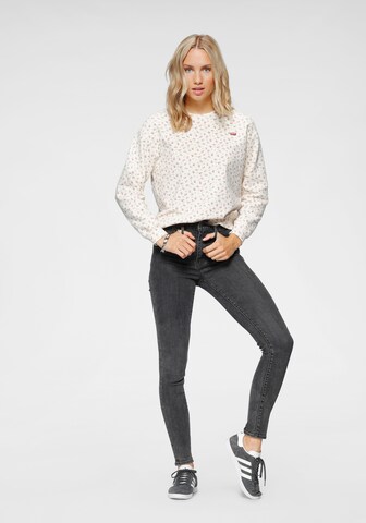 LEVI'S ® Skinny Džínsy '721 High Rise Skinny' - Čierna