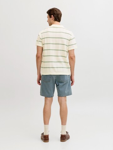 Vestes en maille 'JREBSTANCE' JJ Rebel en blanc