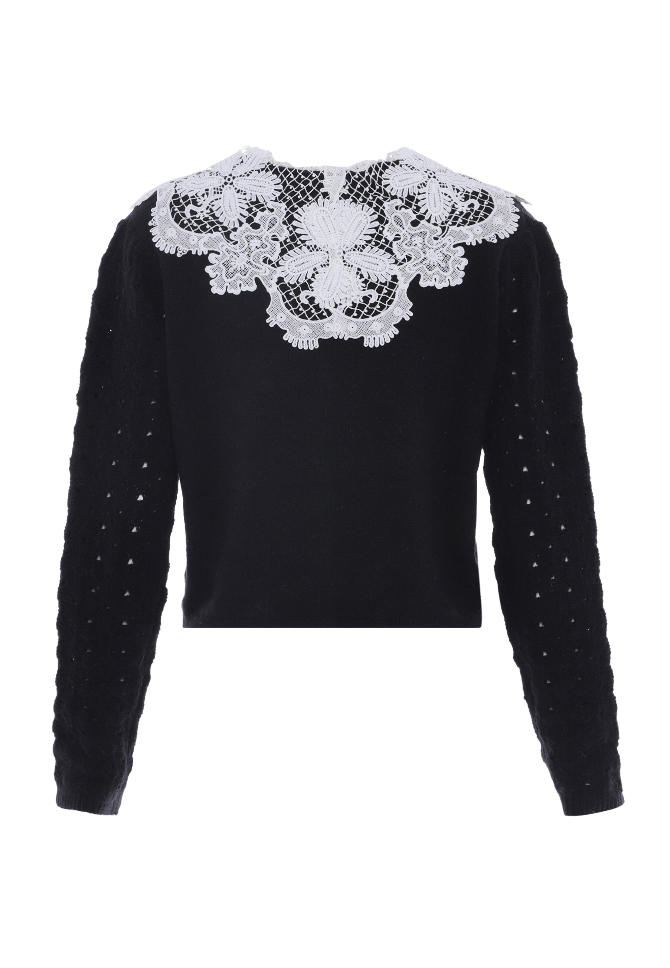 NAEMI Вязаная кофта в Черный