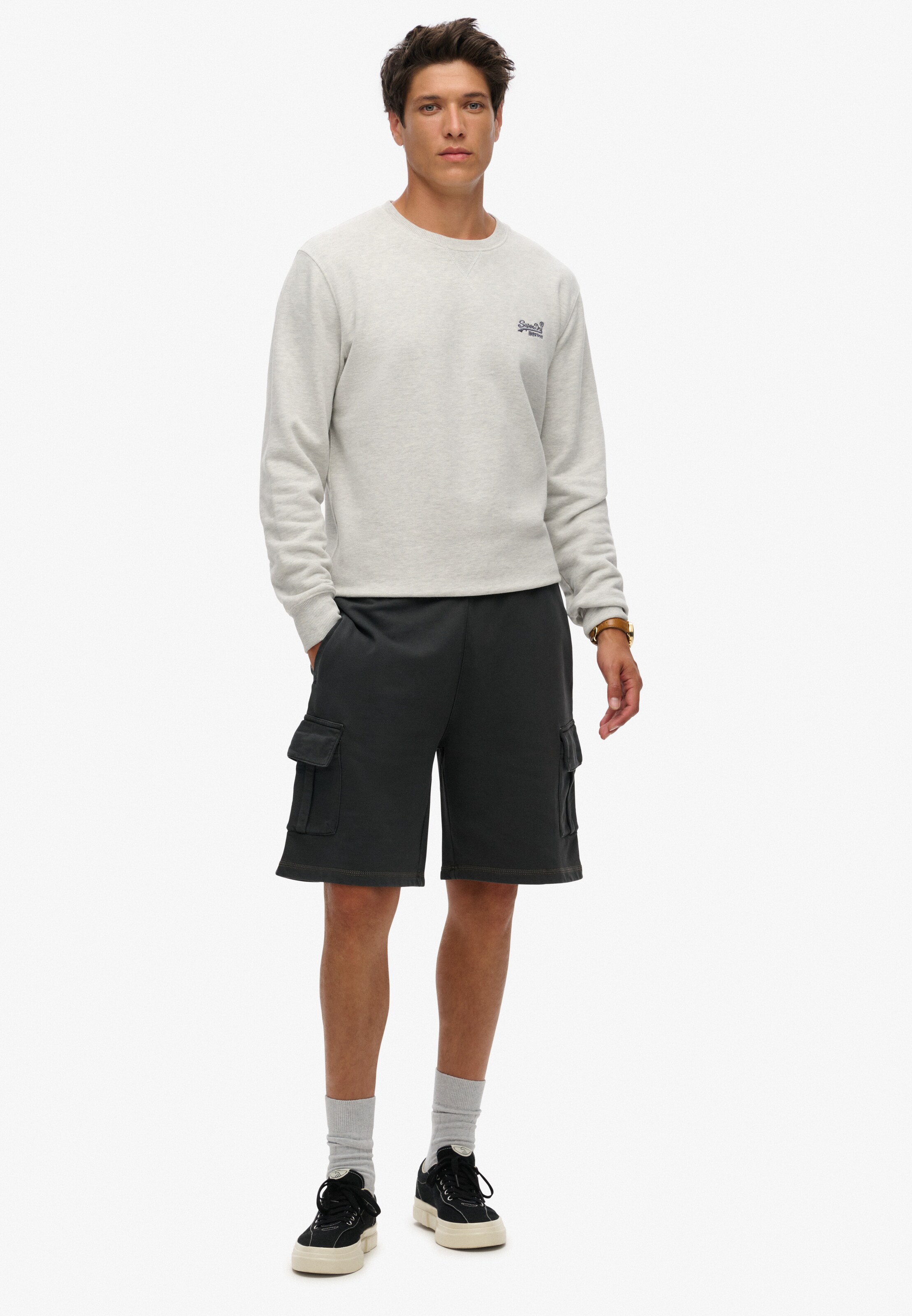 Superdry Regular Cargobroek in Grijs