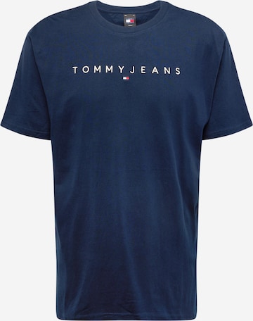 Tommy Jeans T-shirt i blå: framsida