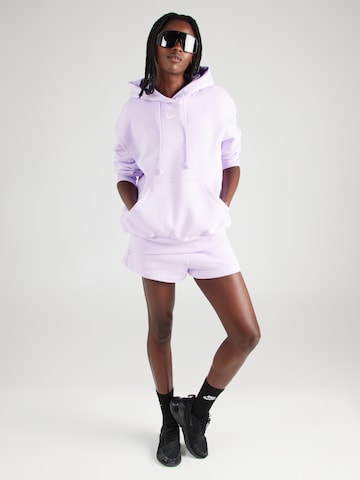 Nike Sportswear Sweatshirt 'Phoenix Fleece' in Lila