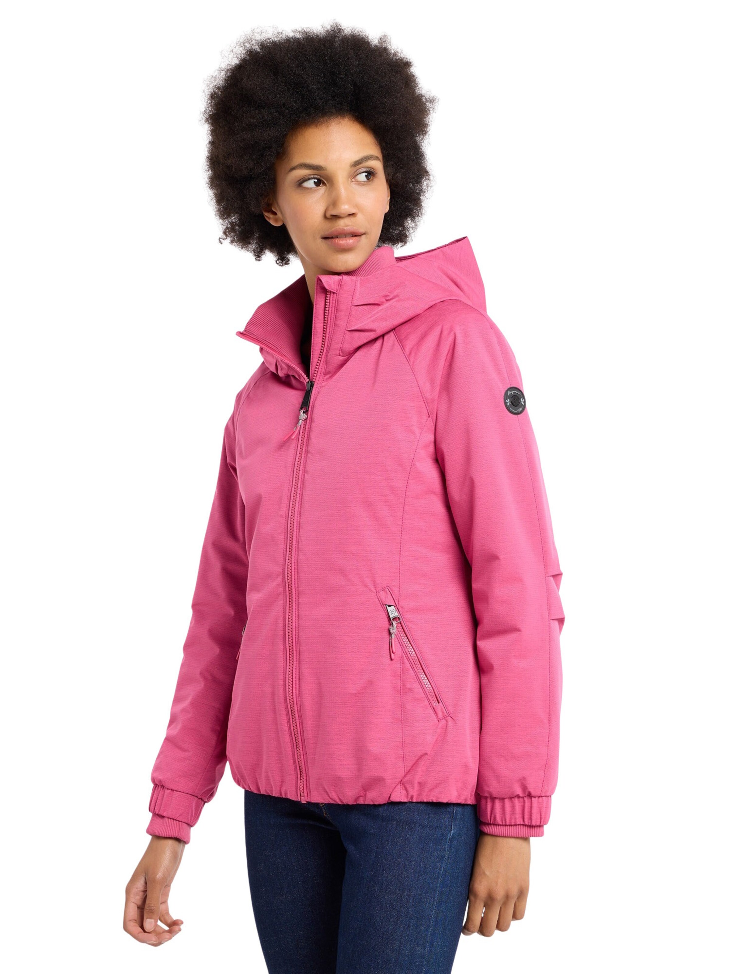 Ragwear Jacke 'Dizzie Warm' in Pink: Vorderseite