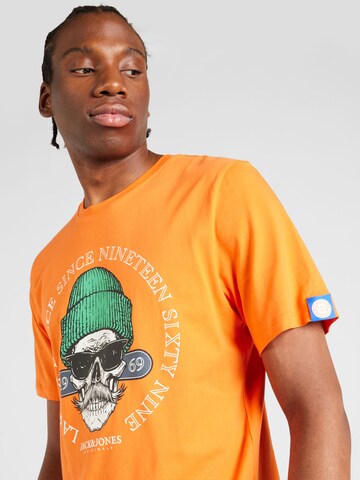 JACK & JONES T-Shirt 'FOLIE' in Orange