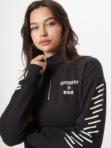 Superdry - Sweatshirt em preto