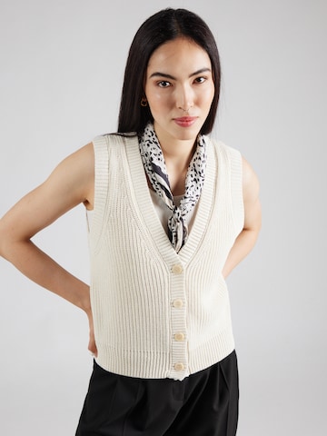 MOS MOSH - Chaleco de punto 'MMKirby' en beige: frente
