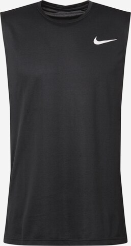 T-Shirt fonctionnel 'Superset' NIKE en noir : devant