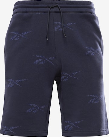 Reebokregular Sportske hlače - plava boja: prednji dio