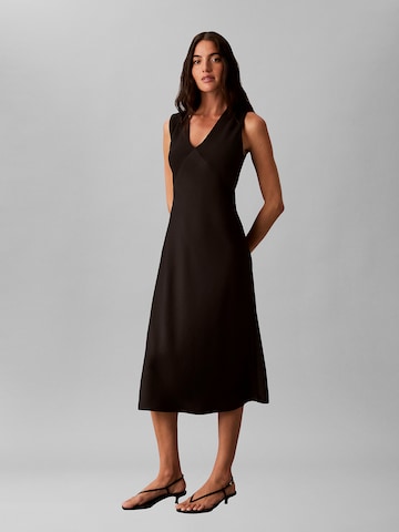 Calvin Klein Jurk in Zwart: voorkant