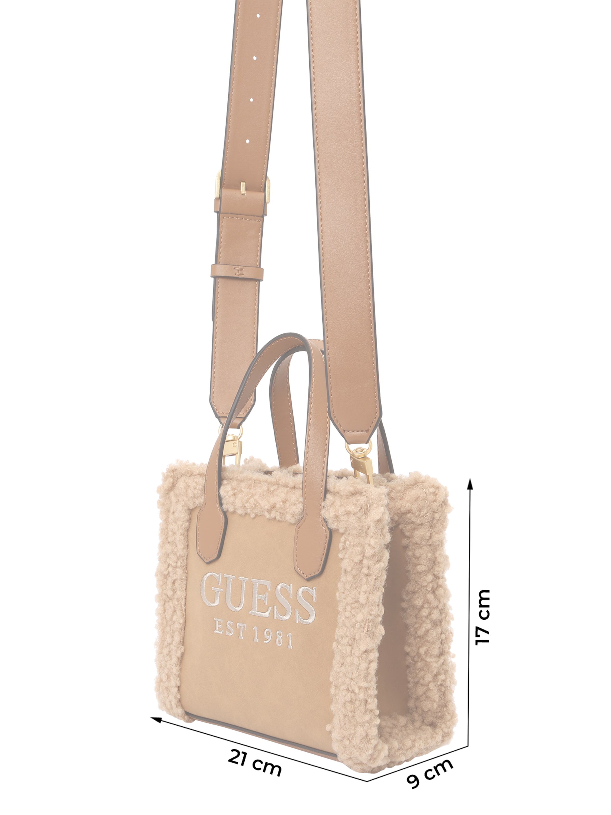 GUESS - Bolso de mano 'SILVANA 2' en marrón