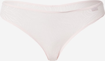 Tanga de la Calvin Klein Underwear pe roz: față